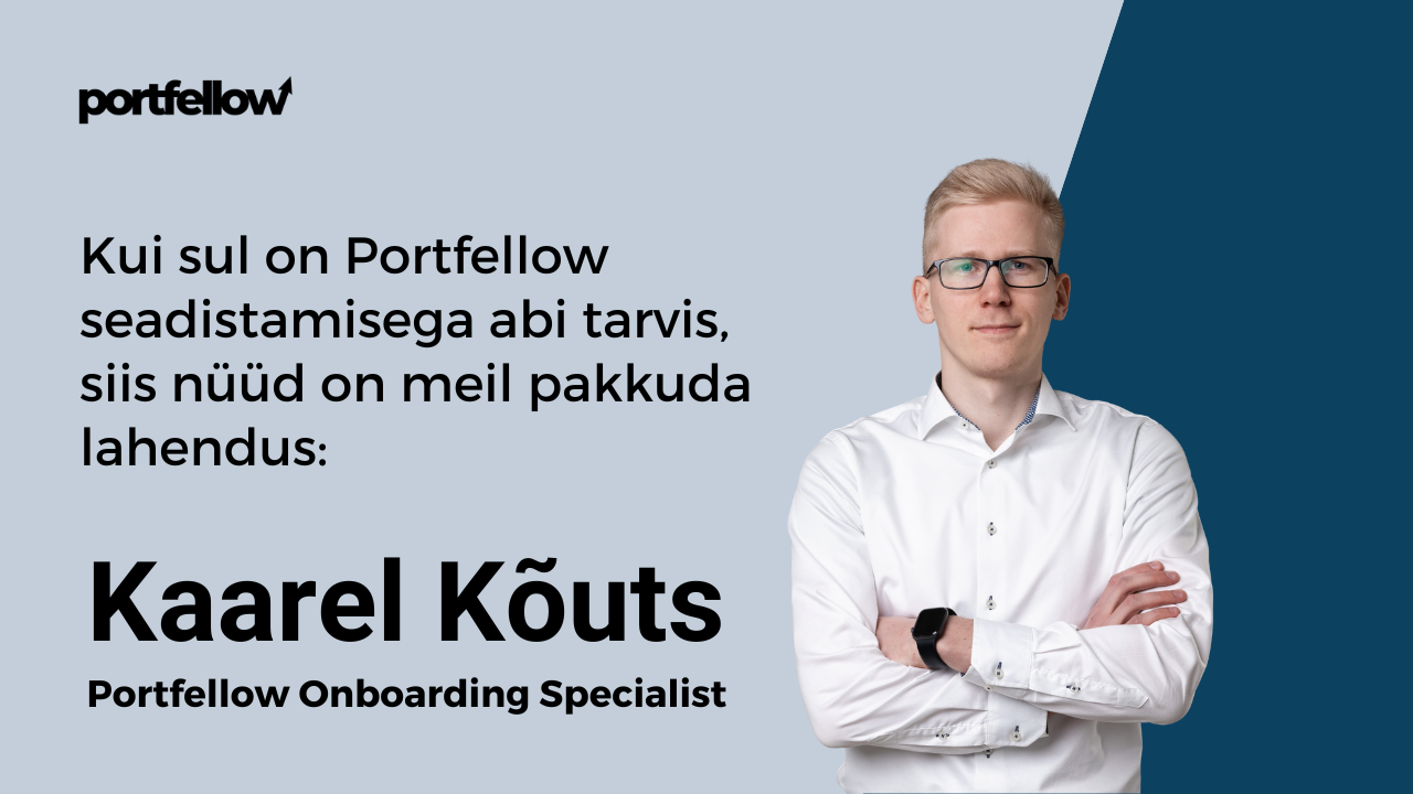 Portfellow seadistamise spetsialist Kaarel