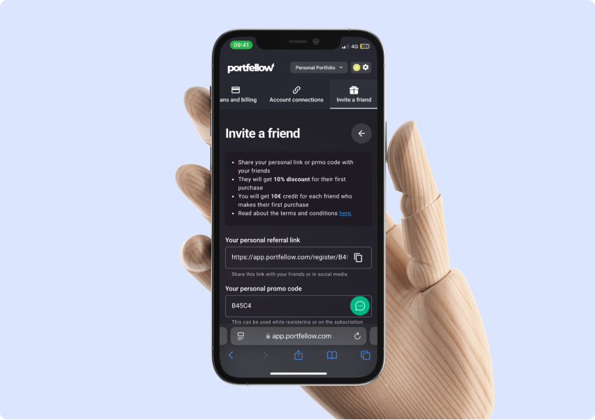 Share your personal link
